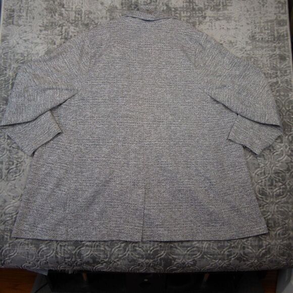 Torrid  Boyfriend Blazer Women's 6X Plus Gray Studio Double Knit Collared - Picture 5 of 10